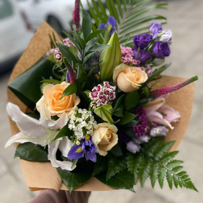 Hello - Say hello in style with this fabulous hand-tied. Why not take the opportunity to be spontaneous and surprise them today with a stunning flower delivery by their local florist.